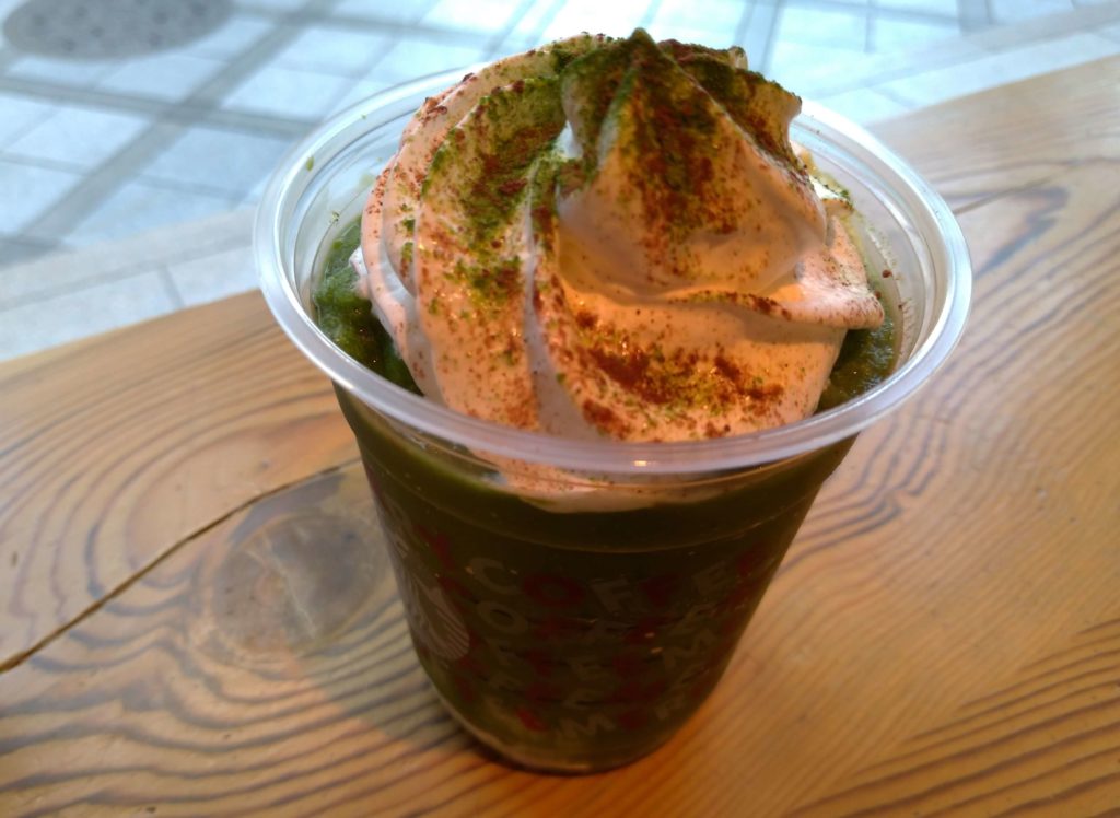 抹茶抹茶フラペチーノの写真